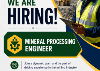 WE ARE HIRING: MINERAL PROCESSING ENGINEER