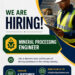 WE ARE HIRING: MINERAL PROCESSING ENGINEER